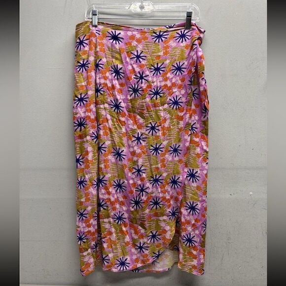 Vera for Anthropologie floral midi skirt - Picture 10 of 14